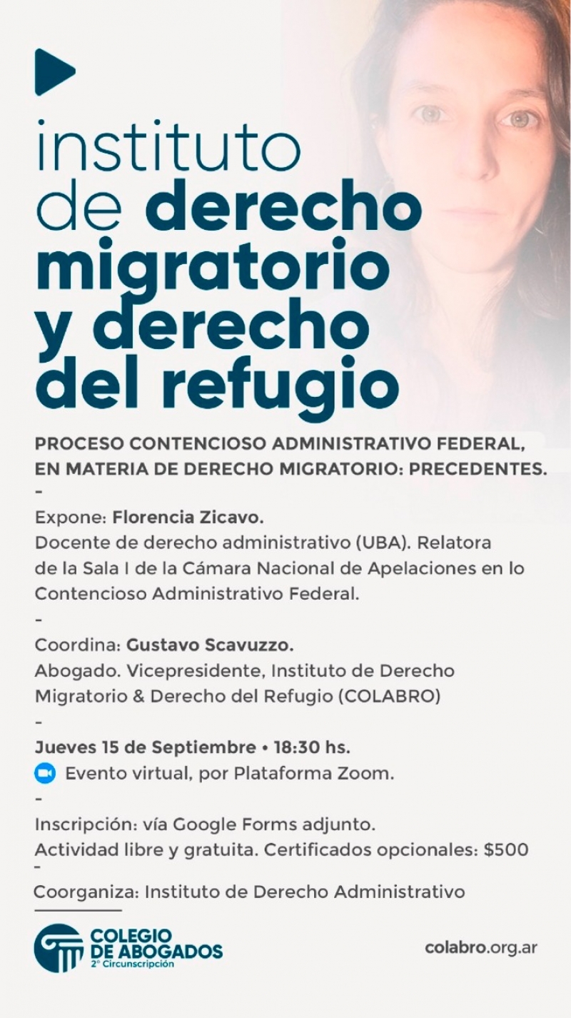 Proceso contencioso administrativo federal, en materia de derecho migratorio: precedentes - 15/09/2022